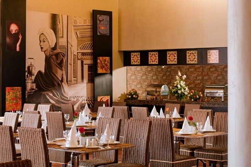Hotel Albatros Garden Marakeş Restoran fotoğraf